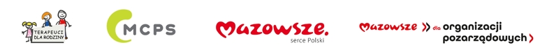 LOGA: Terapeuci dla Rodziny, MCPS, Mazowsze, Serce Polski, Mazowsze dla Organizacji Pozarządowych